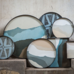 Slate Wabi Sabi klaaskandik L - Image 4