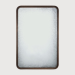 Clear Edge seinapeegel – mahagon raamiga