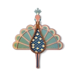 Peacock seinadekoratsioon