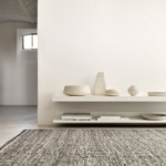 Checked kilim vaip - Natural - Image 2