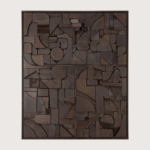 Bricks seinadekoratsioon - tumepruun