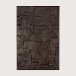 Bricks seinadekoratsioon - tumepruun