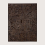 Bricks seinadekoratsioon - tumepruun
