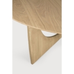 Geometric söögilaud tamme täispuidust - Image 7