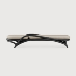 Zen lamamistool tiigi täispuidust - must - beige - Image 2