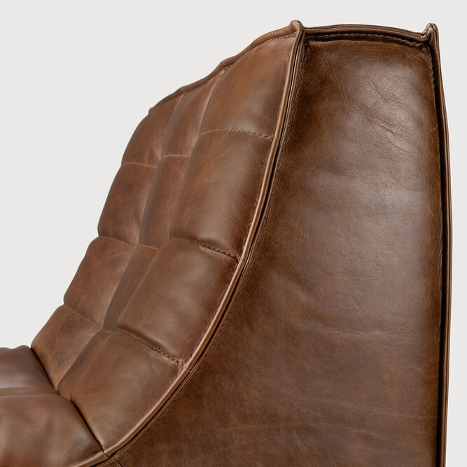 N701 tugitool nahast - pruun - Image 5