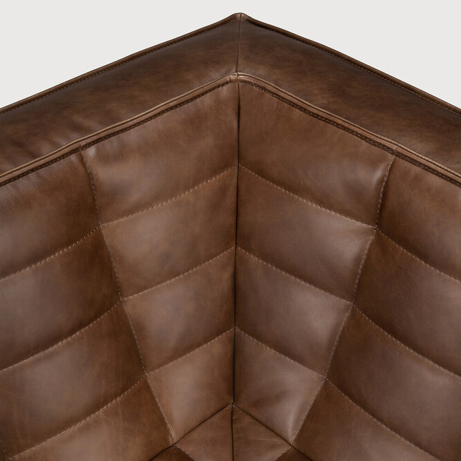 N701 90° nurgamoodul, nahast – pruun - Image 3