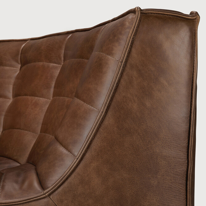 N701 90° nurgamoodul, nahast – pruun - Image 3