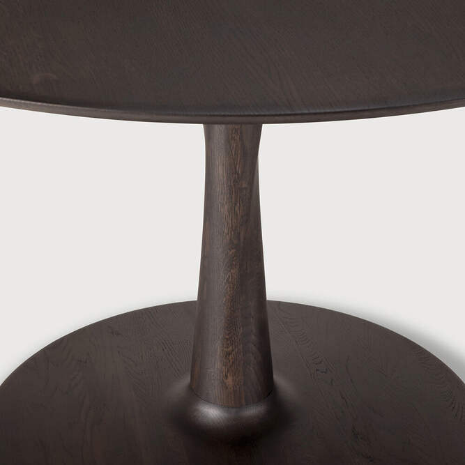 Torsion söögilaud tamme täispuidust - pruun - Image 3