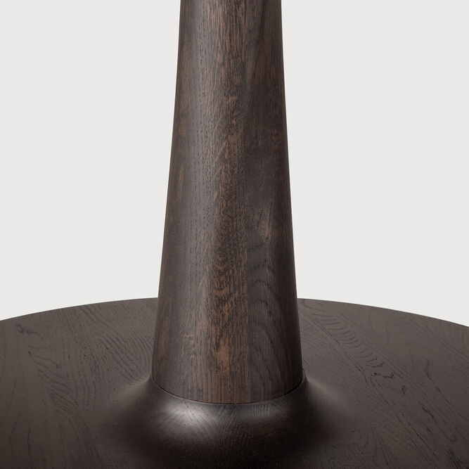 Torsion söögilaud tamme täispuidust - pruun - Image 4