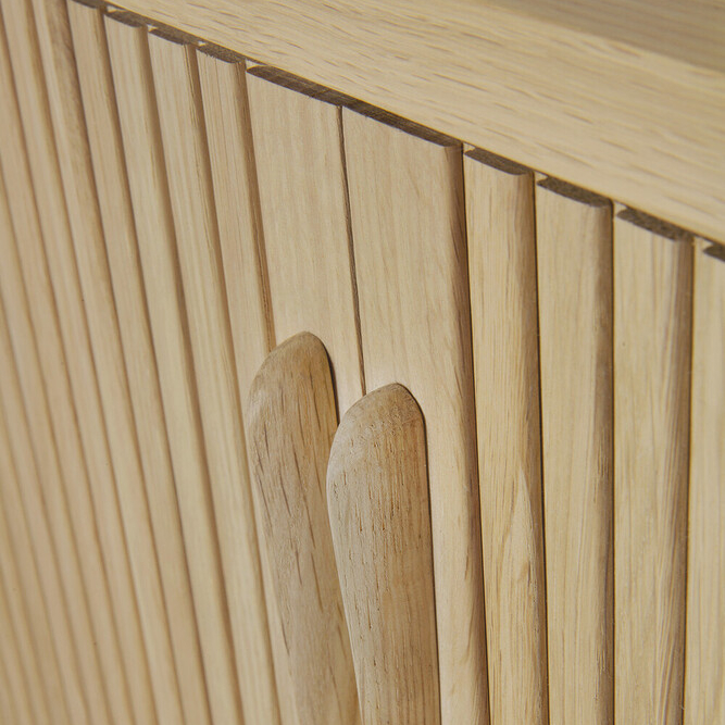 Roller Max liugleva uksega kummut tamme täispuidust - Image 5