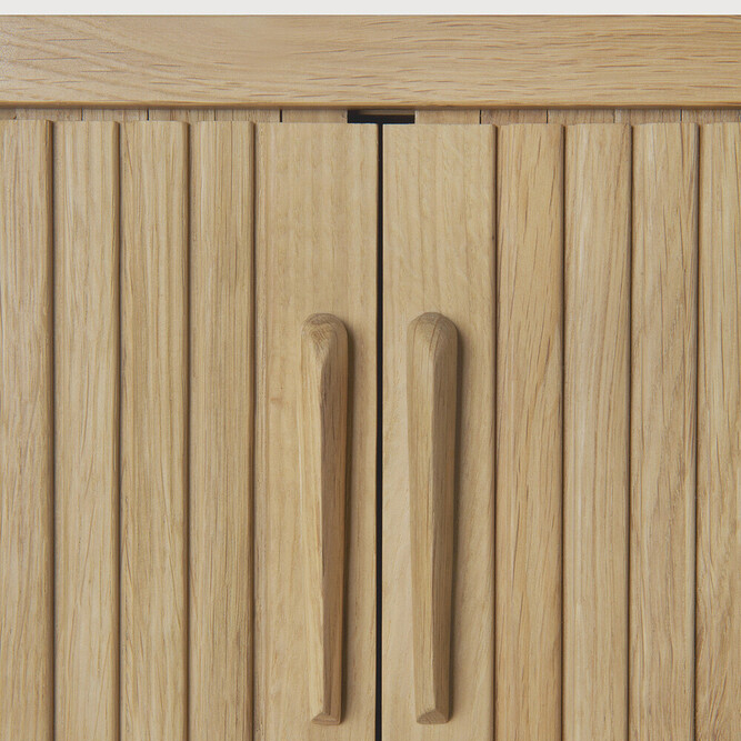 Roller Max liugleva uksega kummut tamme täispuidust - Image 7