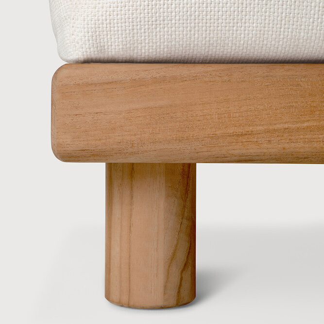 Monocle käetoega päevavoodi diivanmoodul tiigi täispuidust - Image 11