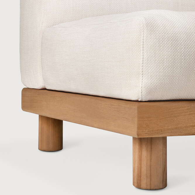 Monocle käetoega päevavoodi diivanmoodul tiigi täispuidust - Image 10