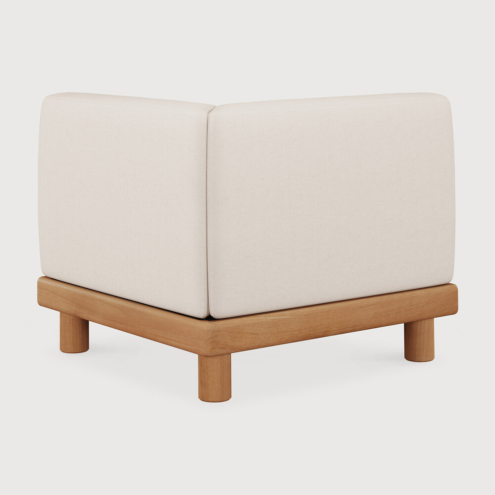 Monocle käetoega 1-kohaline diivanmoodul tiigi täispuidust - Image 5