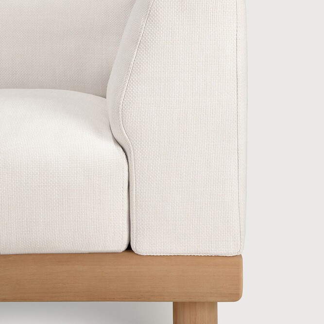 Monocle käetoega 1-kohaline diivanmoodul tiigi täispuidust - Image 6