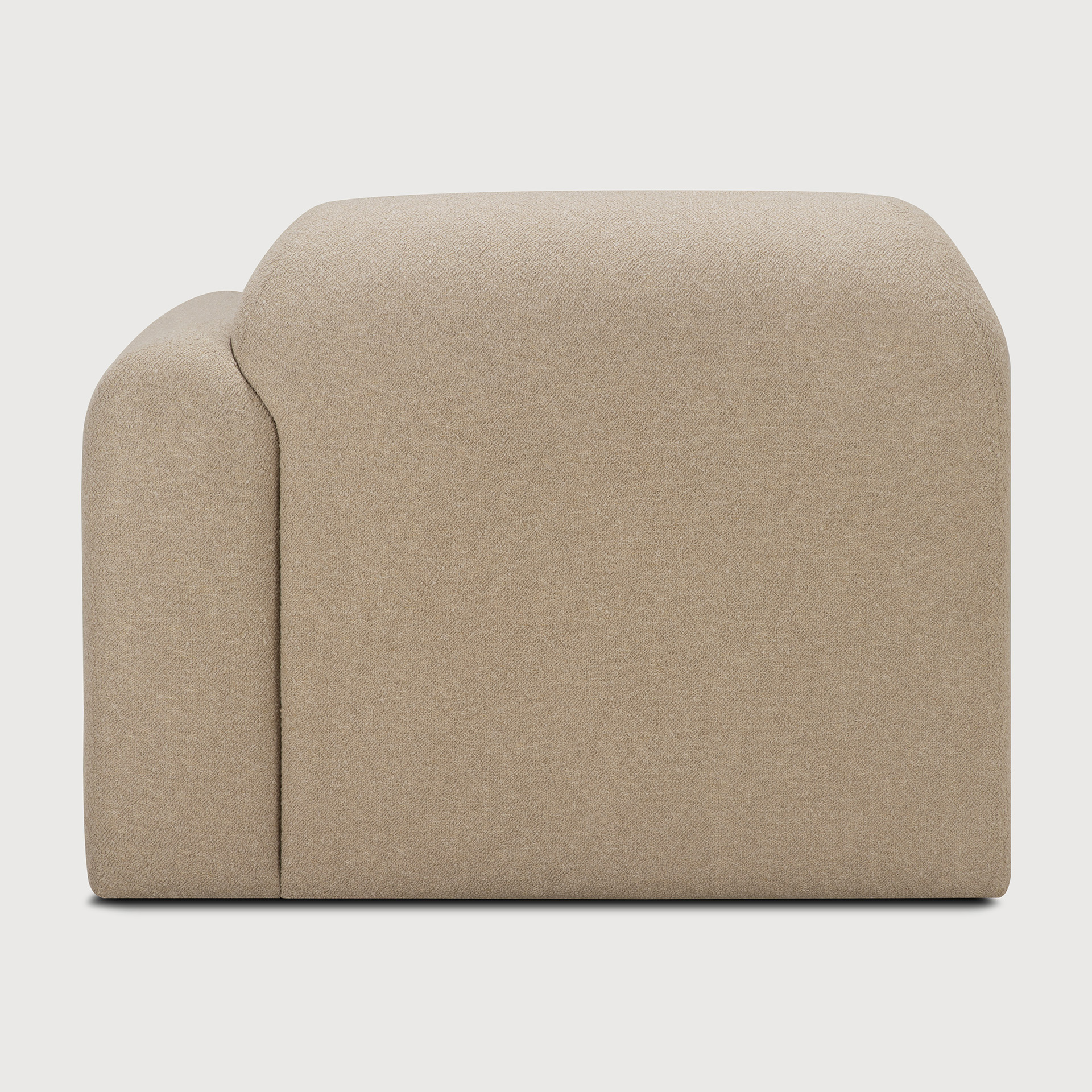 Bulky diivanimoodul käetugi vasakul – Almond
