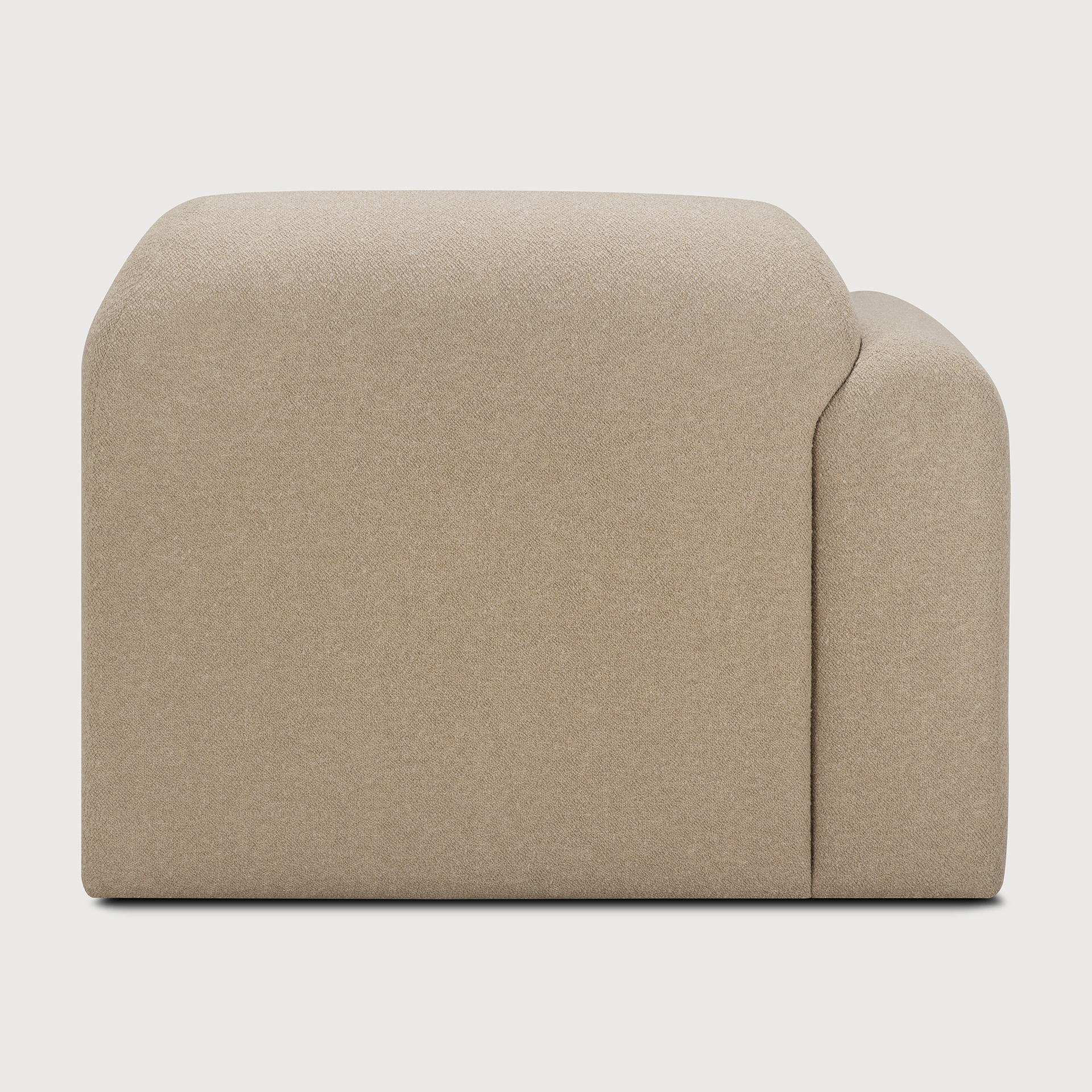 Bulky diivanimoodul käetugi paremal – Almond