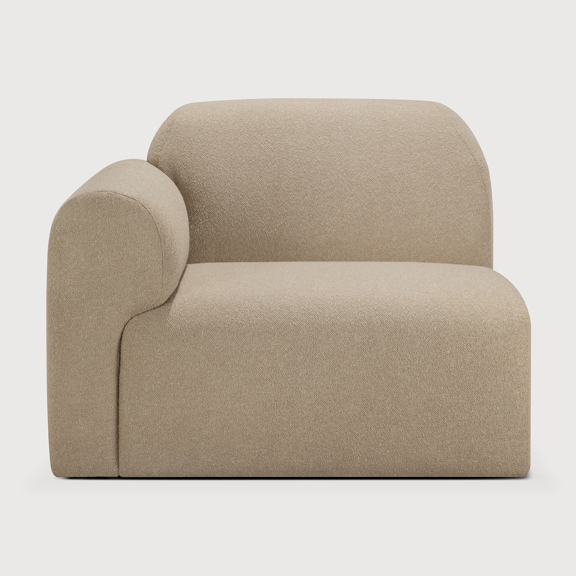 Bulky diivanimoodul käetugi paremal – Almond