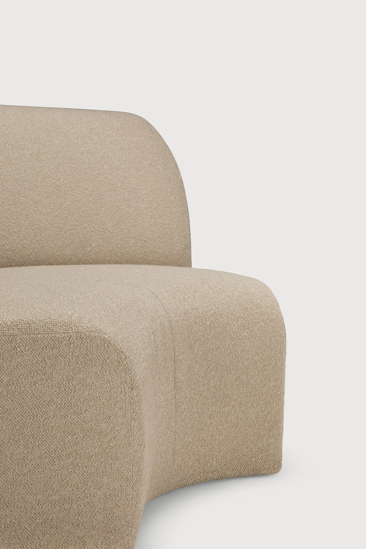 Bulky diivani 90° nurgamoodul – Almond
