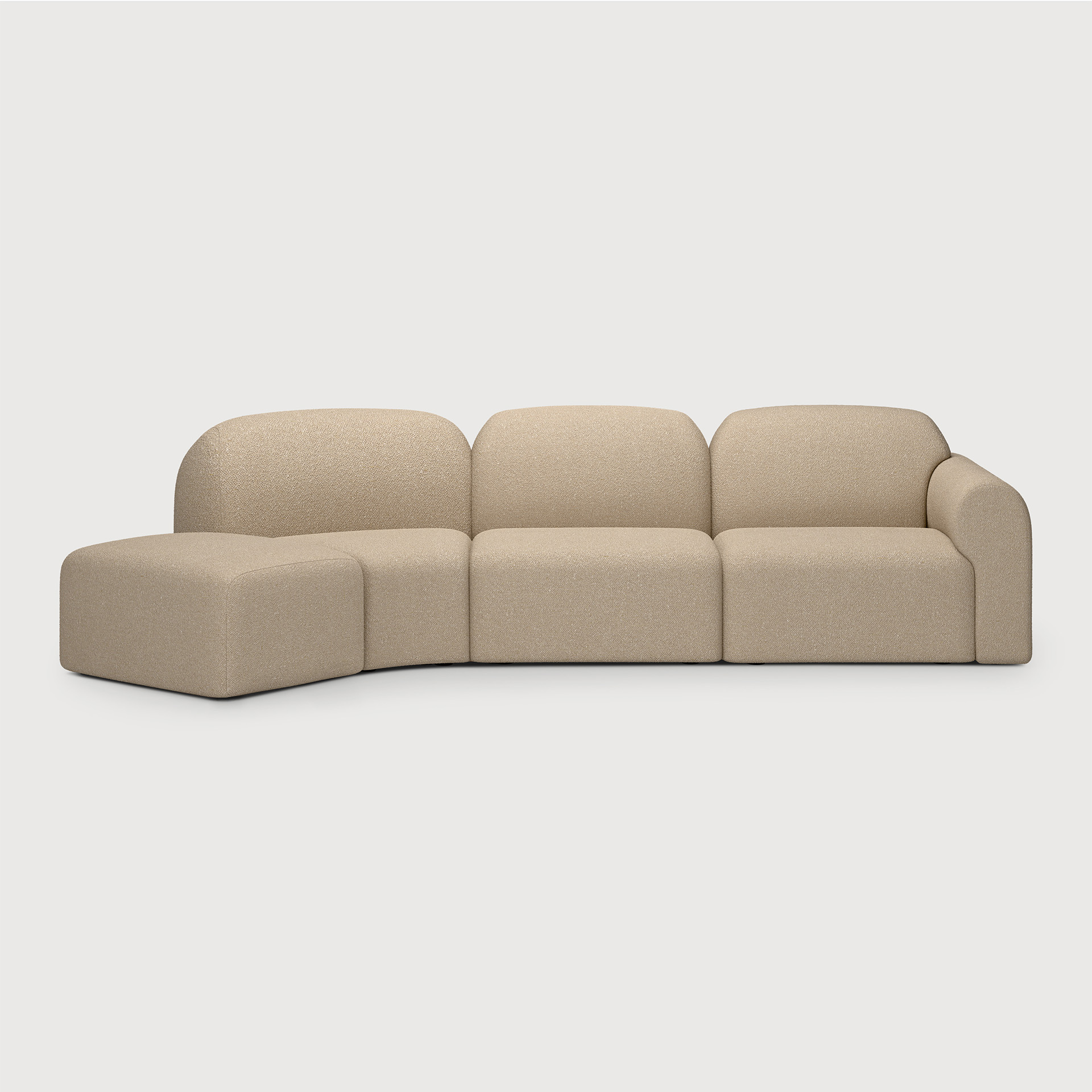 Bulky diivani 45° nurgamoodul – Almond